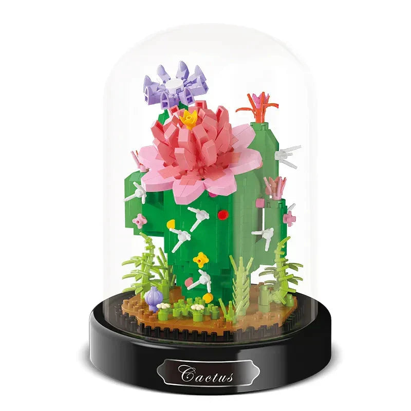 BloomBrick DIY Micro Flower Building Blocks | Mini Brick Puzzle | Home Decoration & Gift Idea for Kids