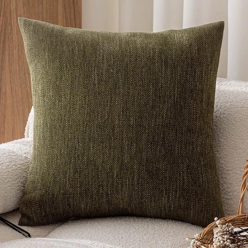 Mantra design cushion cover in oatmeal