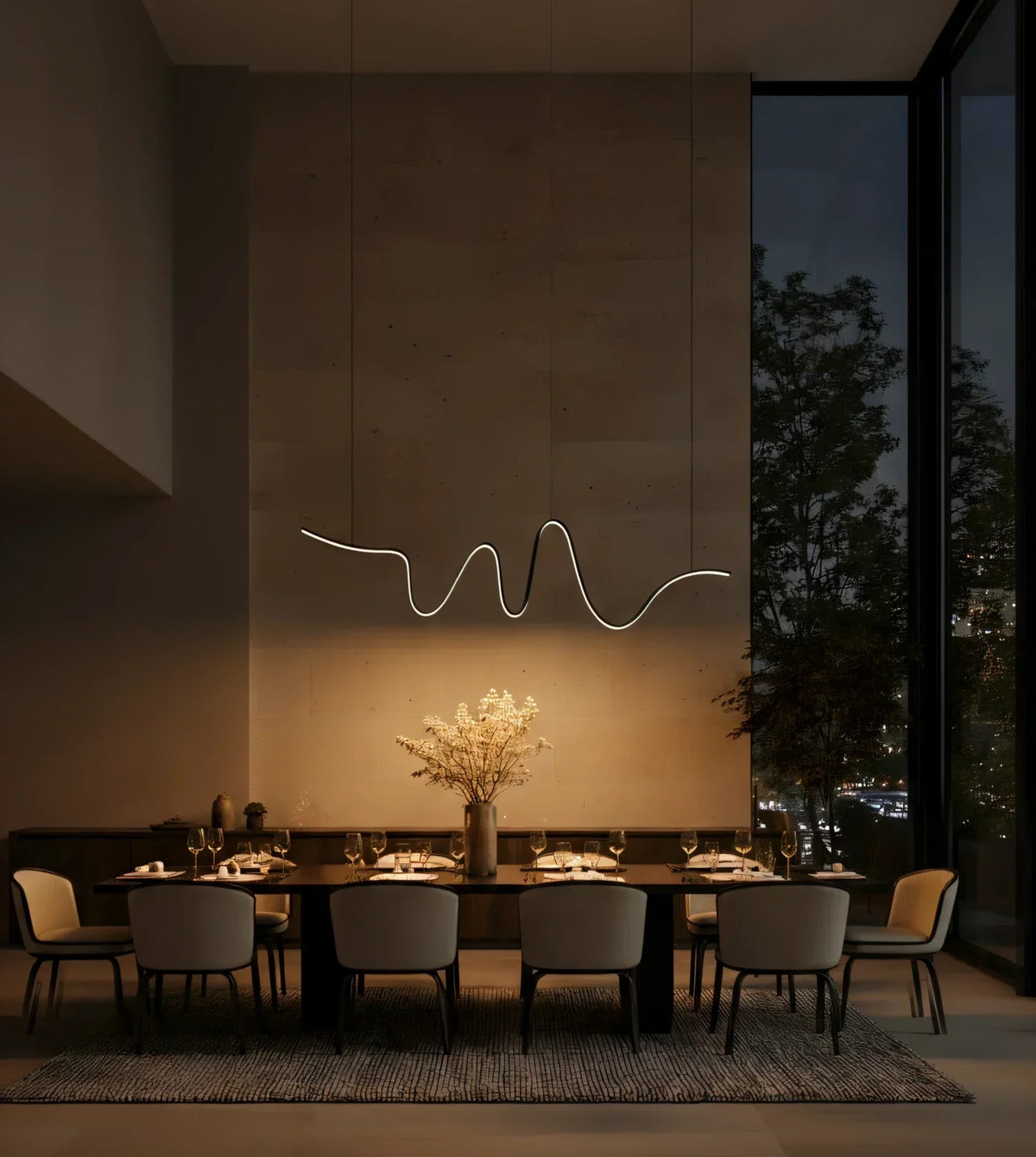 Estella Dimmable Aluminium Ceiling Light