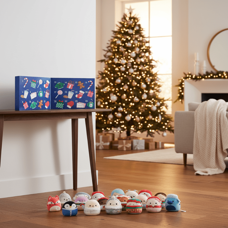 Christmas Advent Calendar with 24 Mini Figures