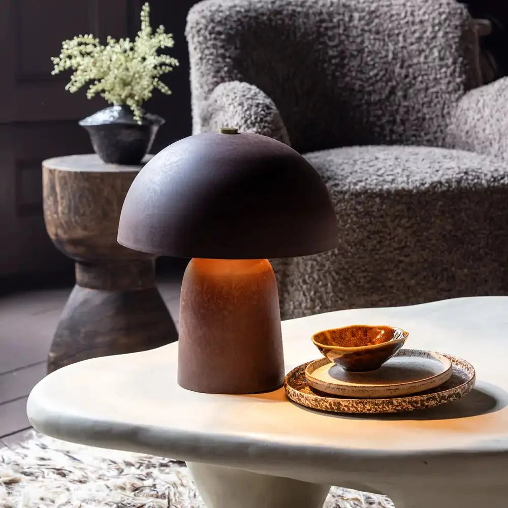 Georgia Table Lamp, Rust