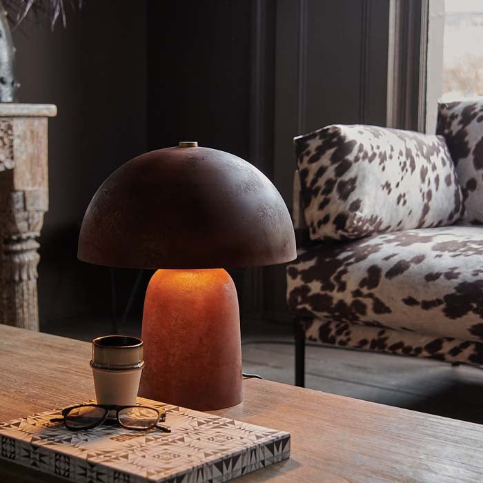 Georgia Table Lamp, Rust