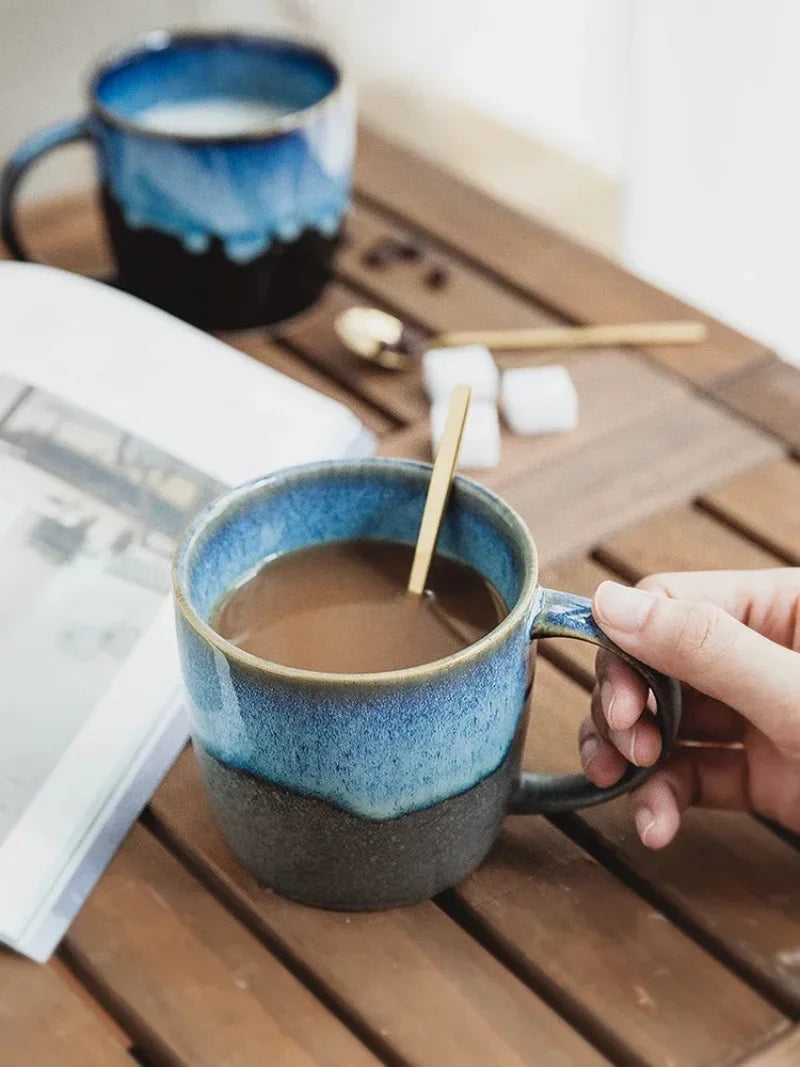 Indigo Melt Ceramic Mug