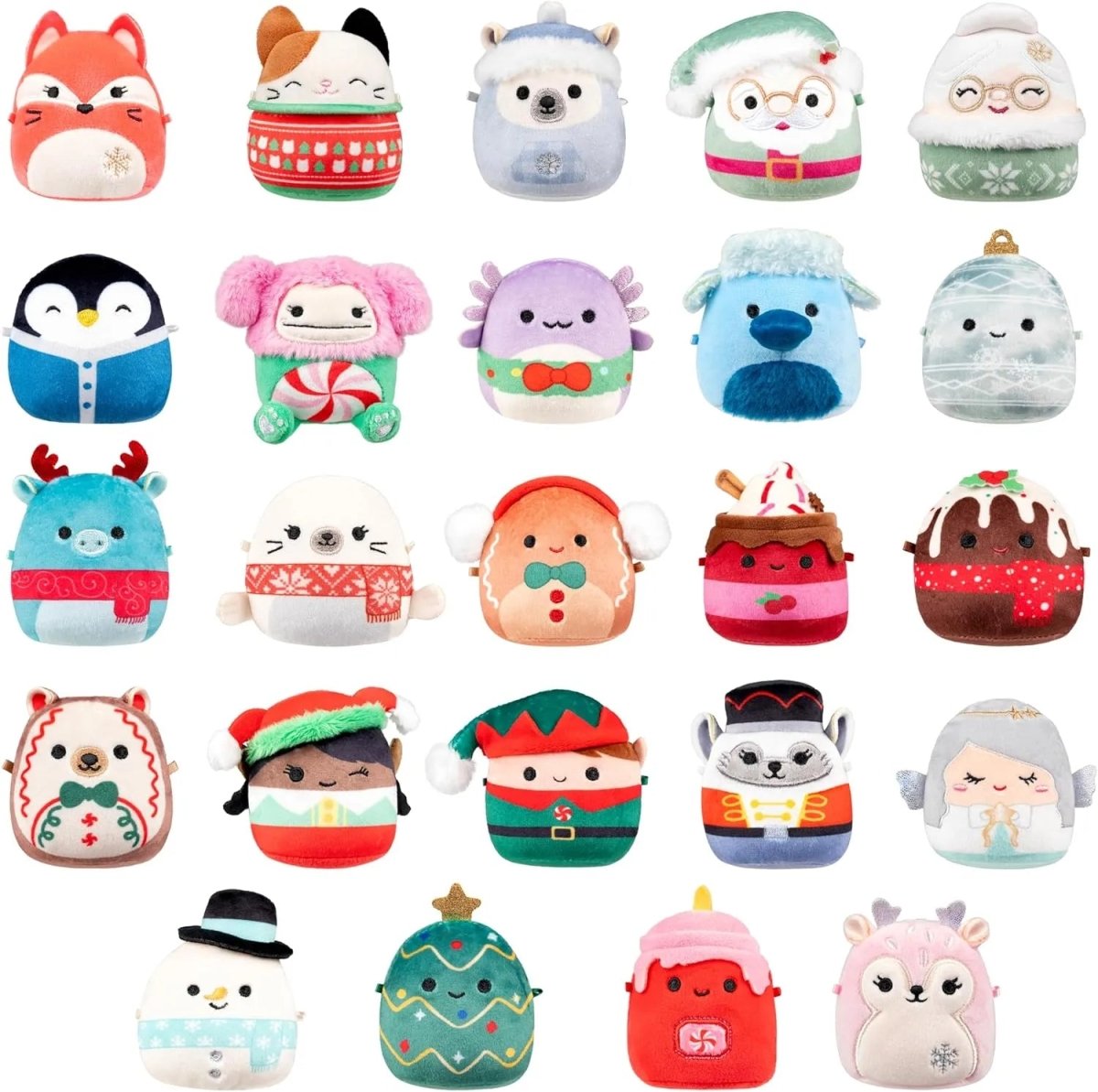 Christmas Advent Calendar with 24 Mini Figures