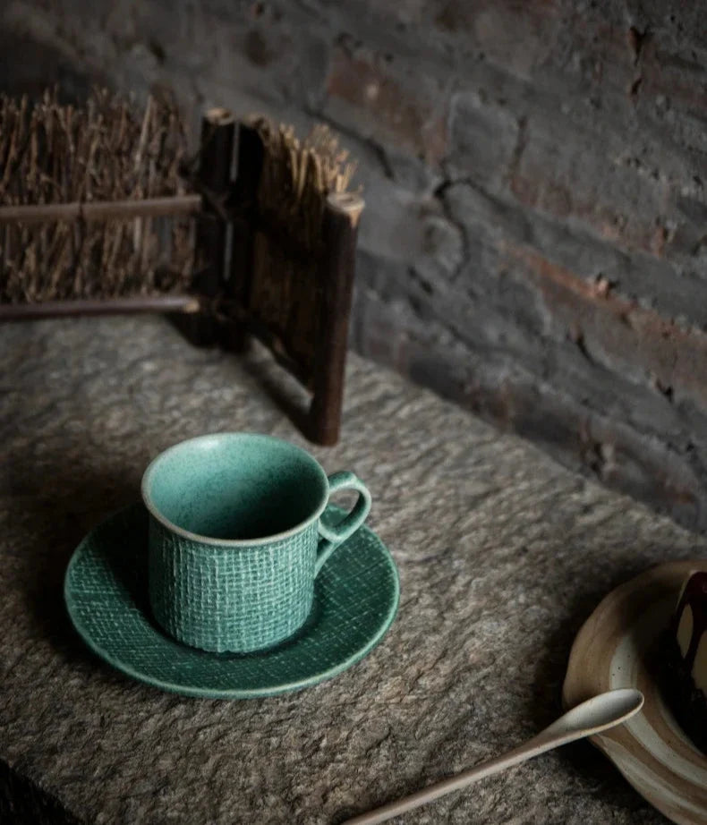 Heirloom Ceramic Coffee Cup Set