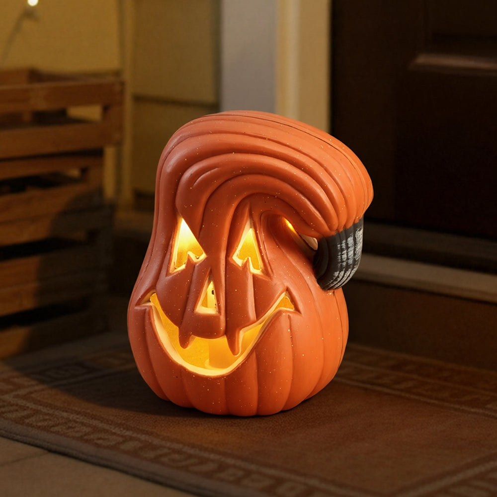 LED Pumpkin Lamp Orange Multicolor Battery Operated Halloween Light
