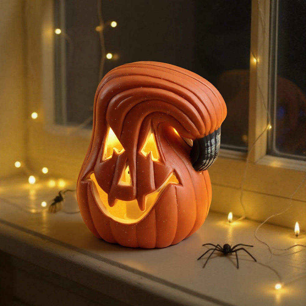 LED Pumpkin Lamp Orange Multicolor Battery Operated Halloween Light