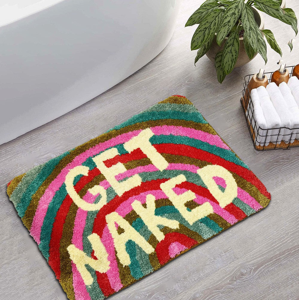 Get Naked Rainbow Bath Mat