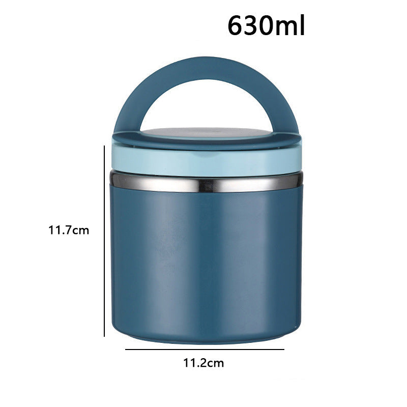 Insulated Stainless Steel Lunch Pot with Leak-Proof Lid