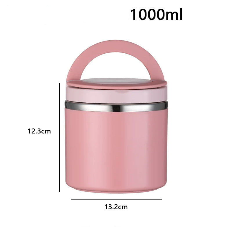 Insulated Stainless Steel Lunch Pot with Leak-Proof Lid