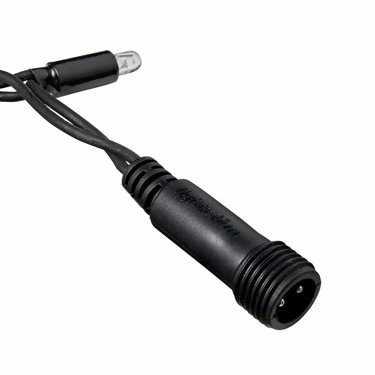 Pro Connect Traditional Warm White Connectable String Lights Black Cable