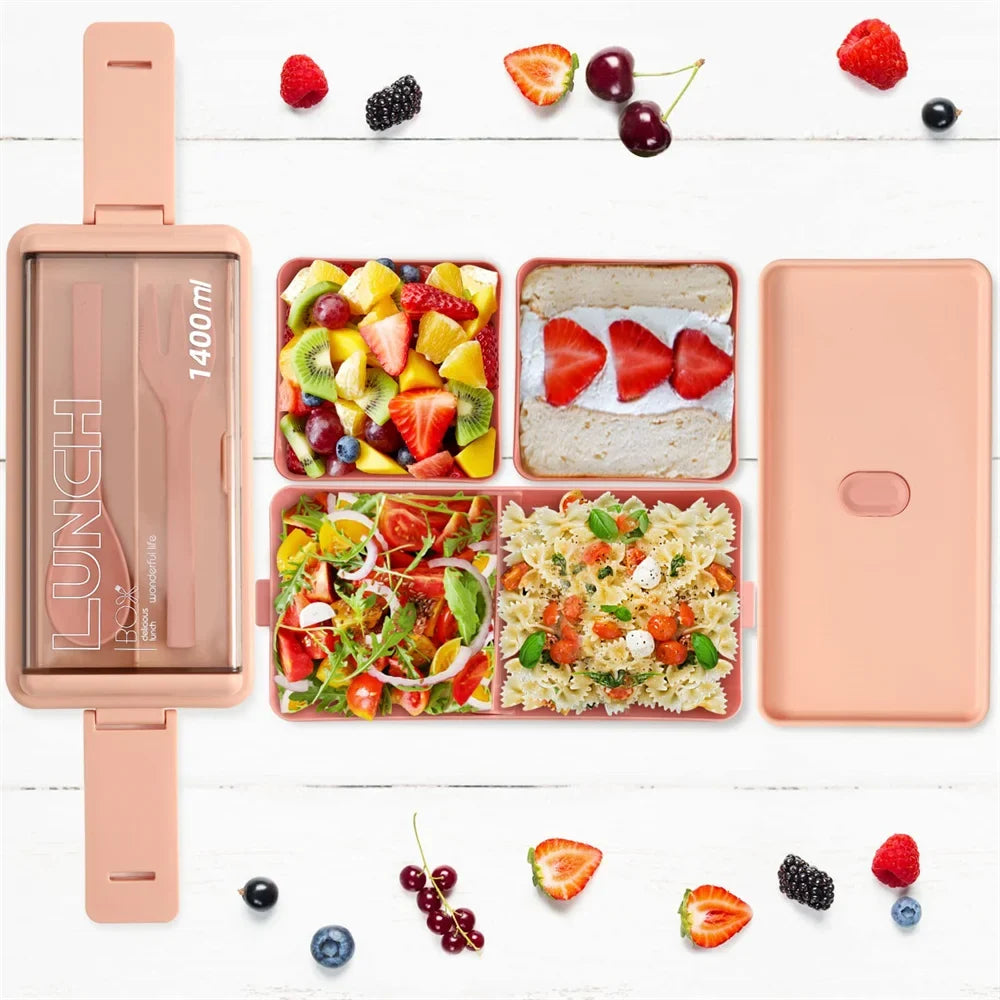 1400 ml Double Layer Bento Lunch Box
