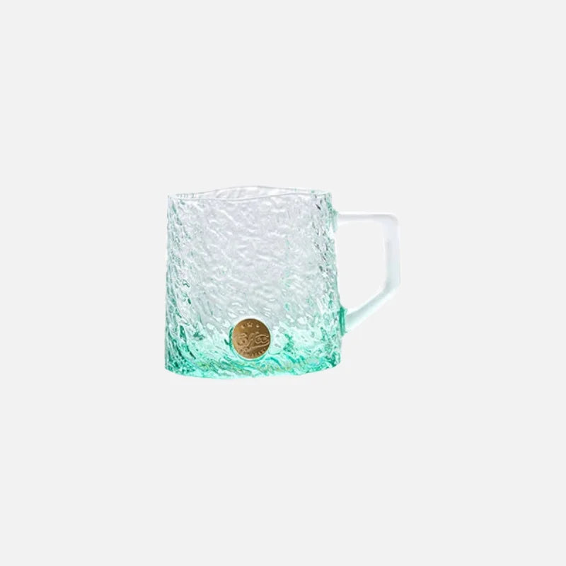 Glacier Ripple Glass Mug