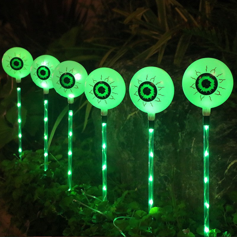 Solar Outdoor Light Round Eyeball LED White IP65 Garden Landscape Lighting