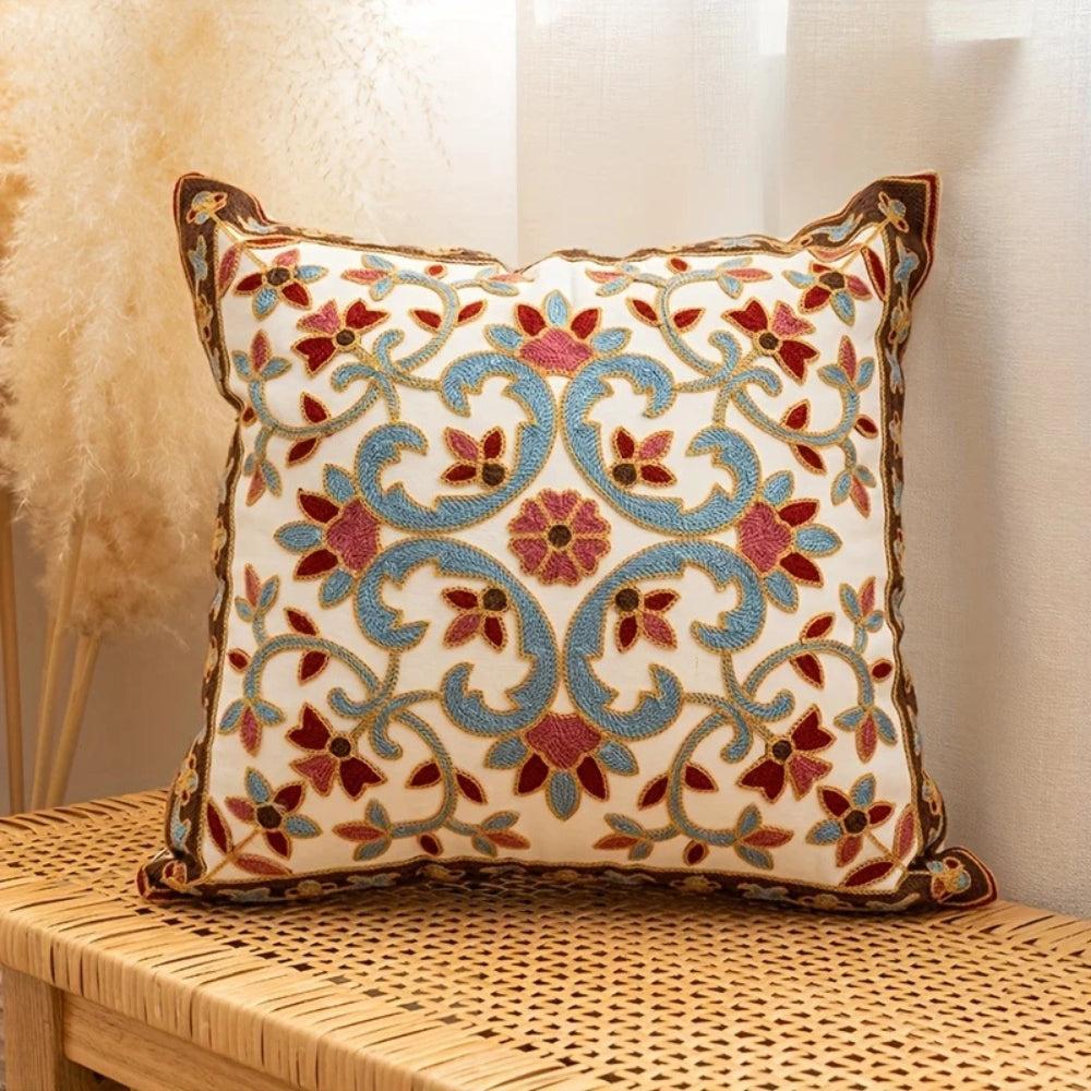 Cushion styled in a living room