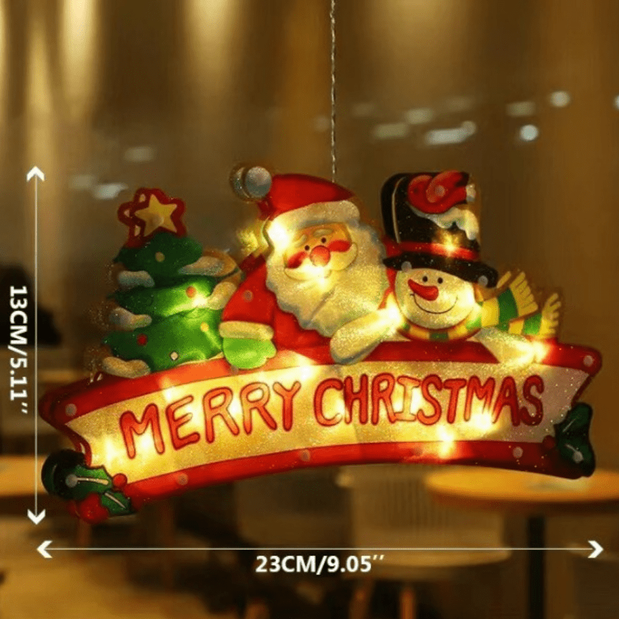 LED Christmas Window Light Decoration