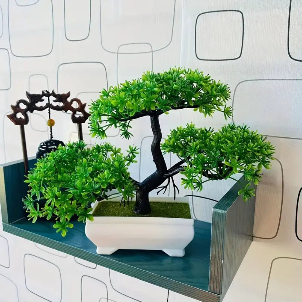 Yuriko Mini Artificial Bonsai Tree Desk Decor
