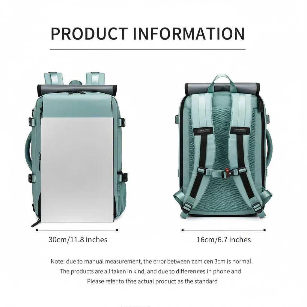 Waterproof Travel Backpack with USB Port