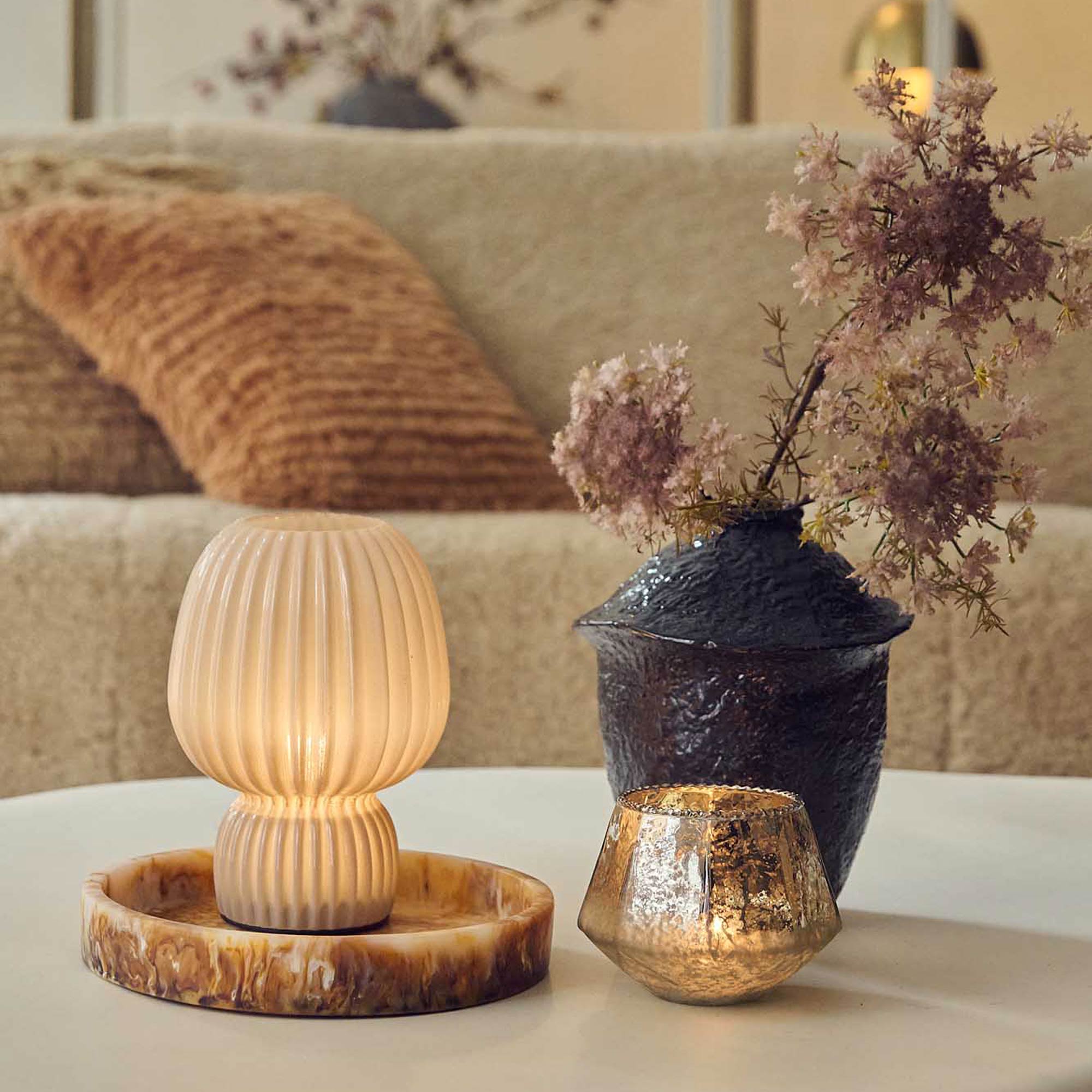 Finley Portable Table Lamp, Cloud
