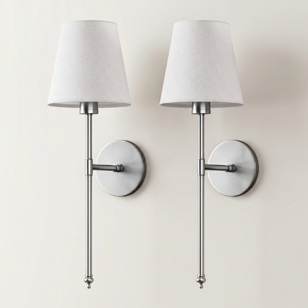 CORDLESS WALL SCONCES (SET OF 2)