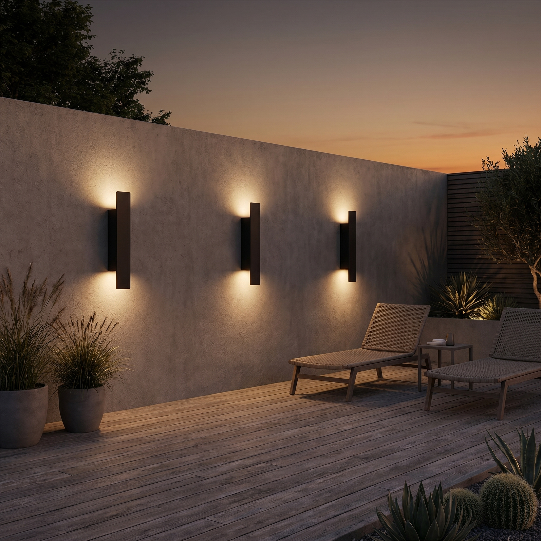 Outdoor Linear LED Wall Light