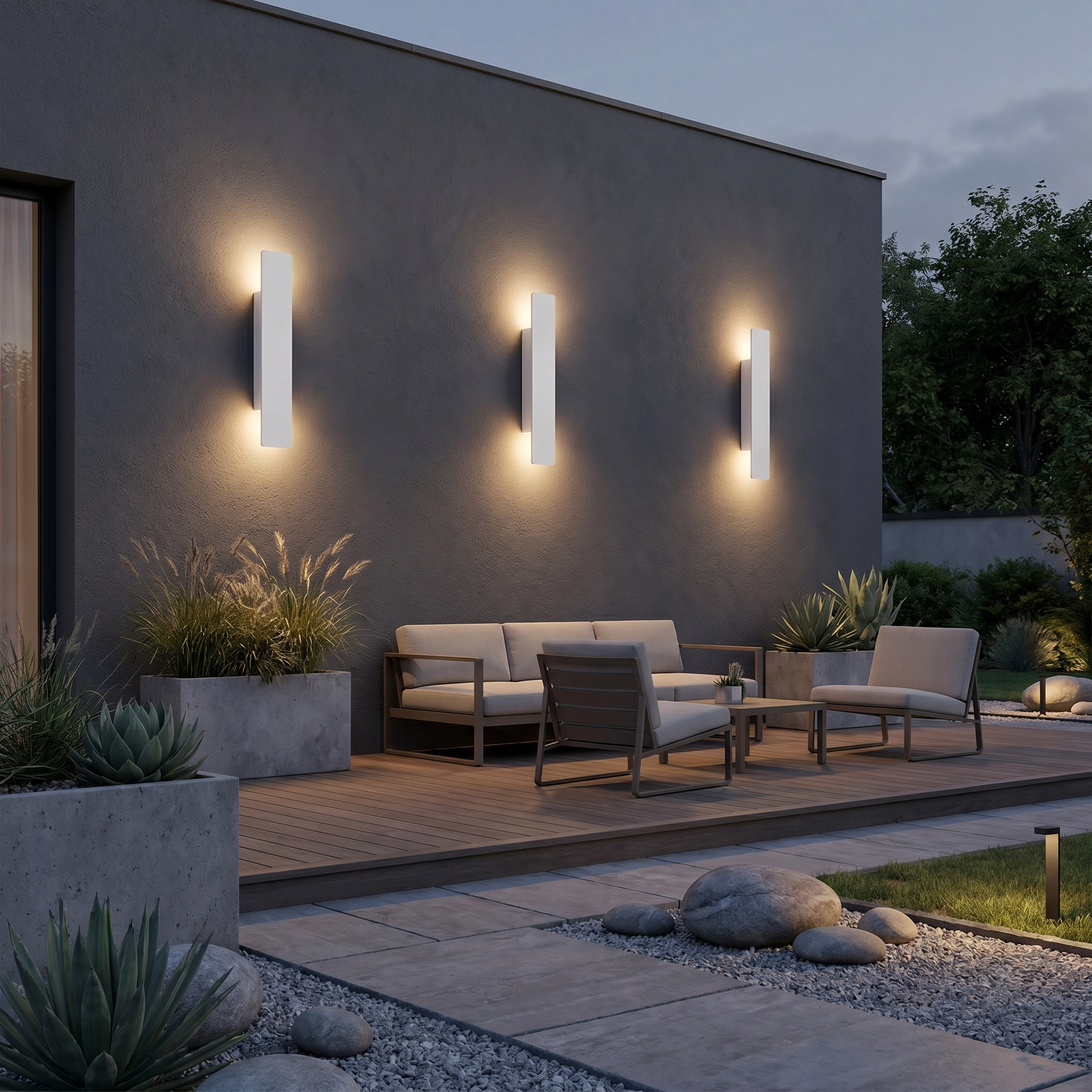Outdoor Linear LED Wall Light