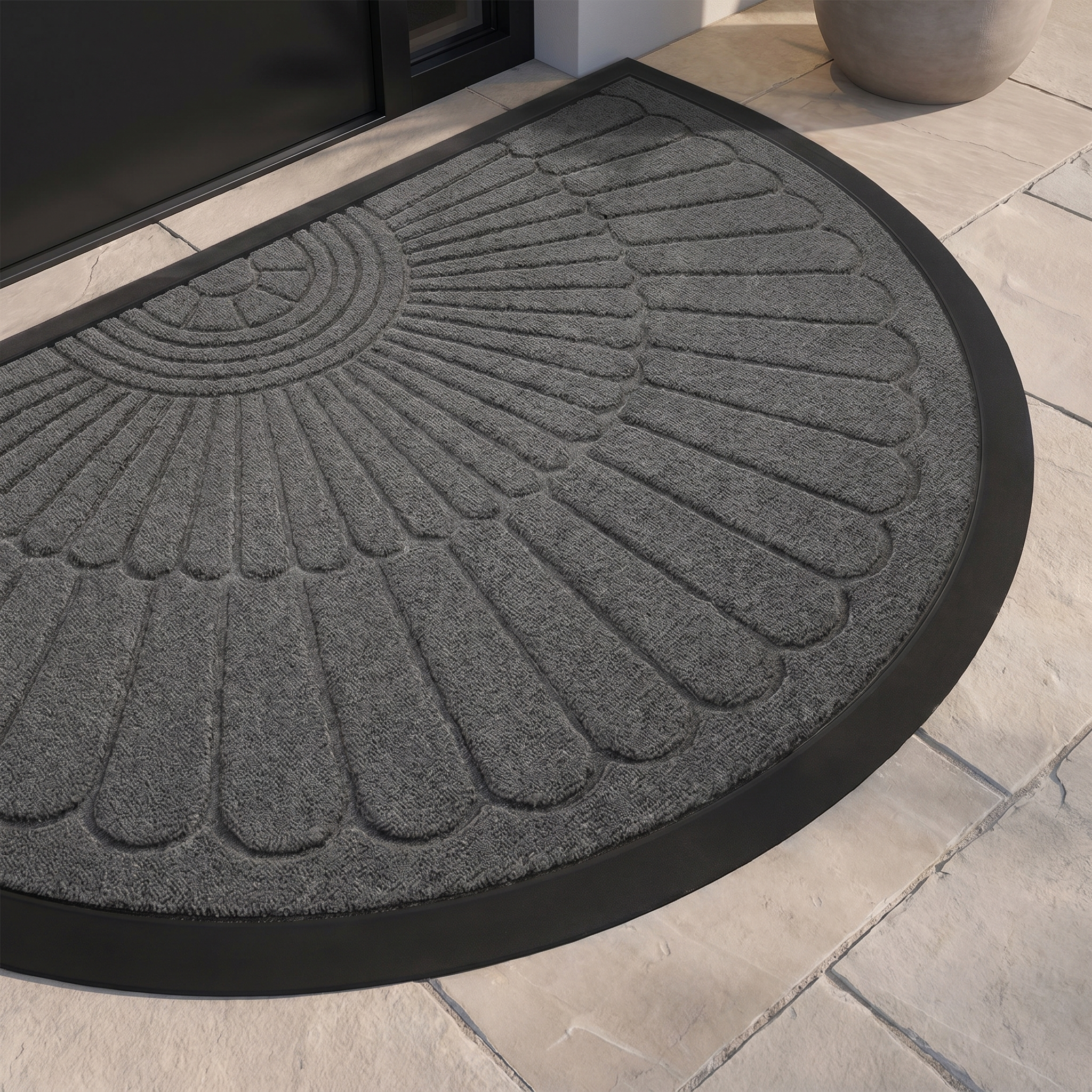 Non Slip  half moon Entry Mat