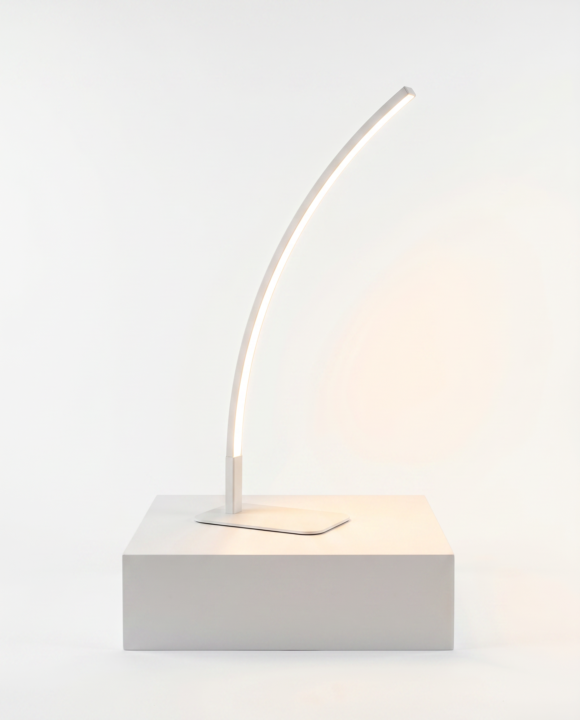 Arc Table Lamp LED Dimmable 51 cm | Stepless Warm to Cool 3000 to 6000K | High Colour Accuracy Ra90, Plug In
