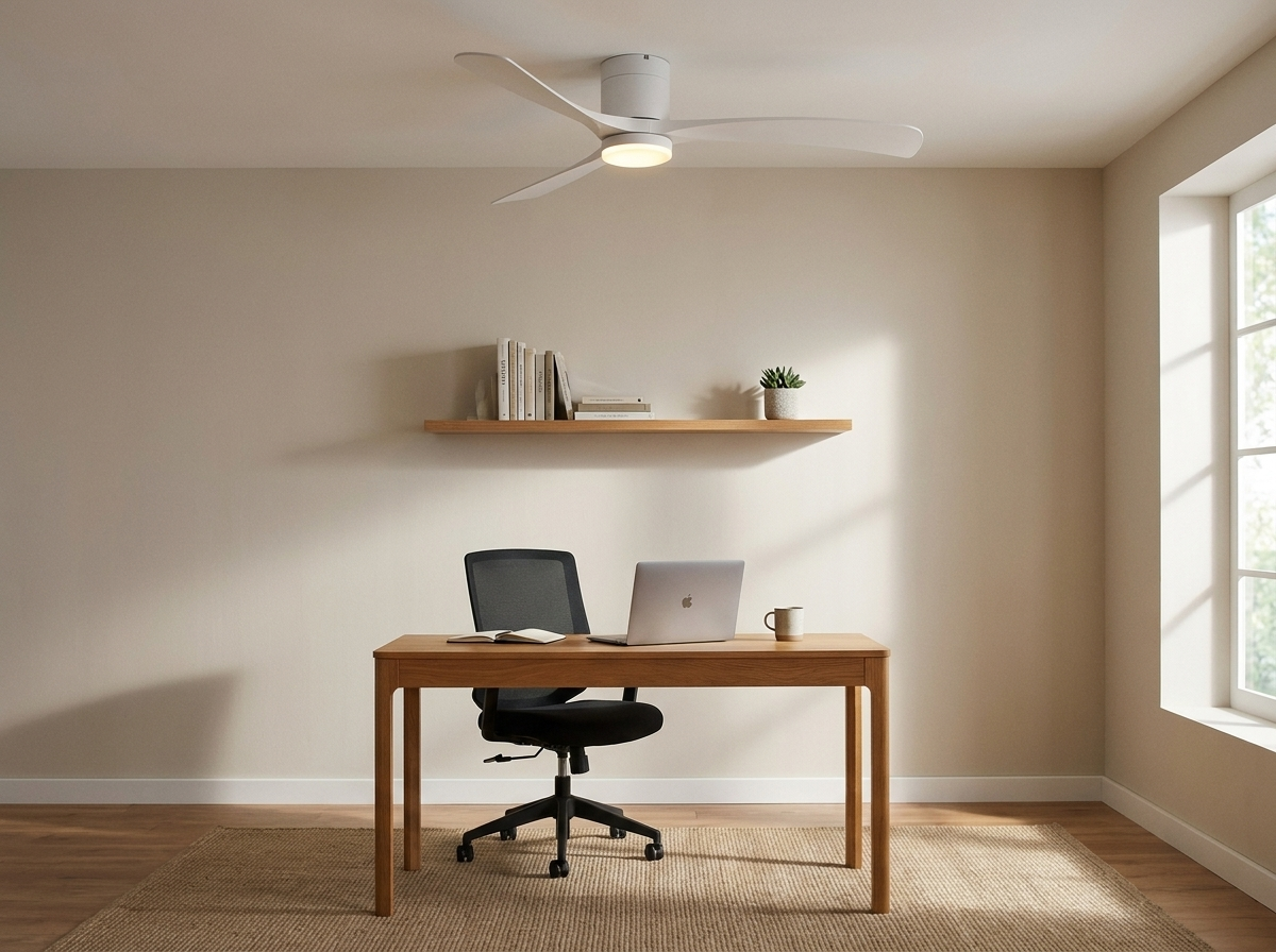 Ceiling Fan with Light [96/117/142] cm | 6 Speed DC Motor, Reverse Mode | Dimmable 3 Tone LED 2400 lm, Remote Control