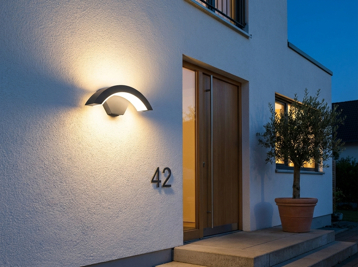 Outdoor Wall Light IP65 27 cm | [Motion Sensor / Standard] | Aluminium LED Porch and Garden Lamp, CE Certified