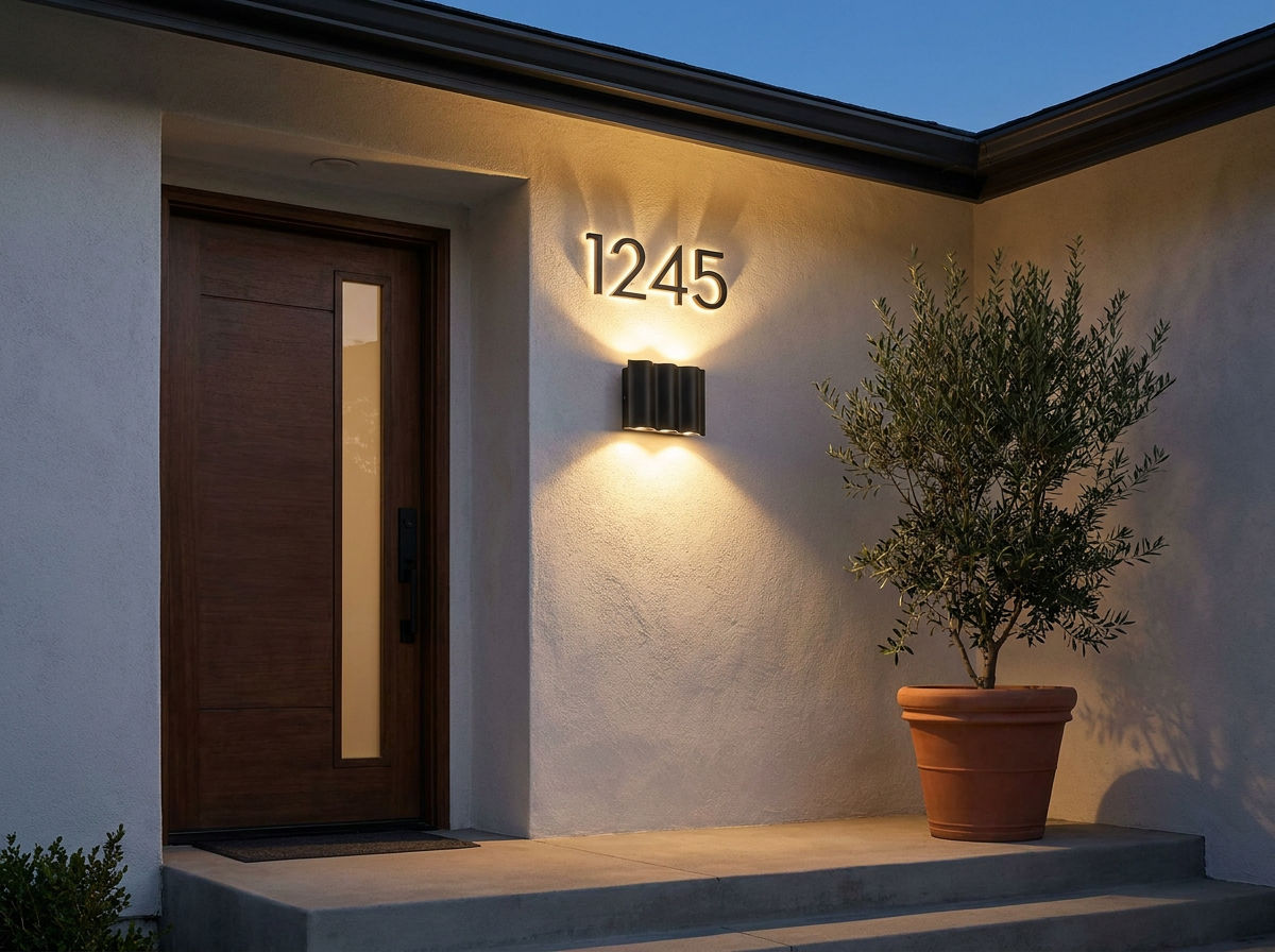 Wave Wall Light Black [2/4/6] Beams | IP54 Die Cast Aluminium | Up Down Outdoor Sconce [Warm/Cool] White