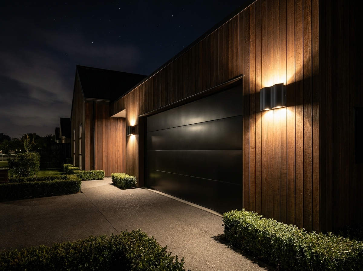 Wave Wall Light Black [2/4/6] Beams | IP54 Die Cast Aluminium | Up Down Outdoor Sconce [Warm/Cool] White