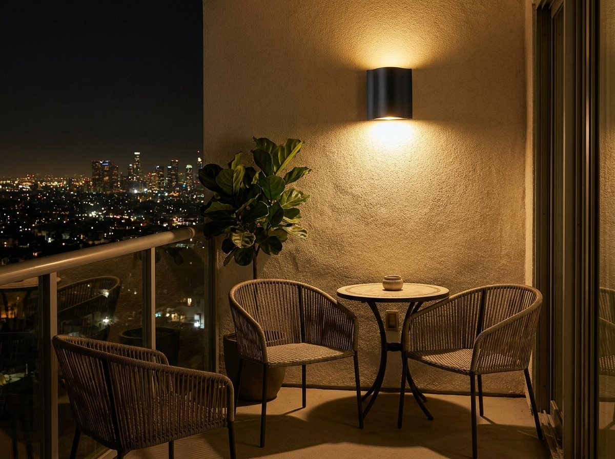 Wave Wall Light Black [2/4/6] Beams | IP54 Die Cast Aluminium | Up Down Outdoor Sconce [Warm/Cool] White
