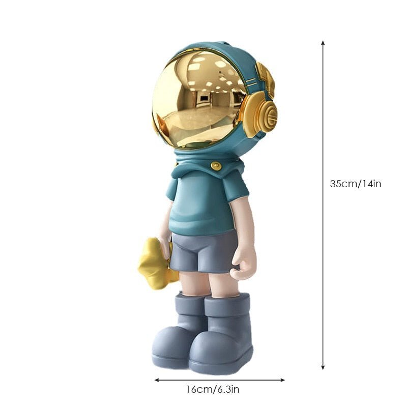 Colourful Astronaut Figurine