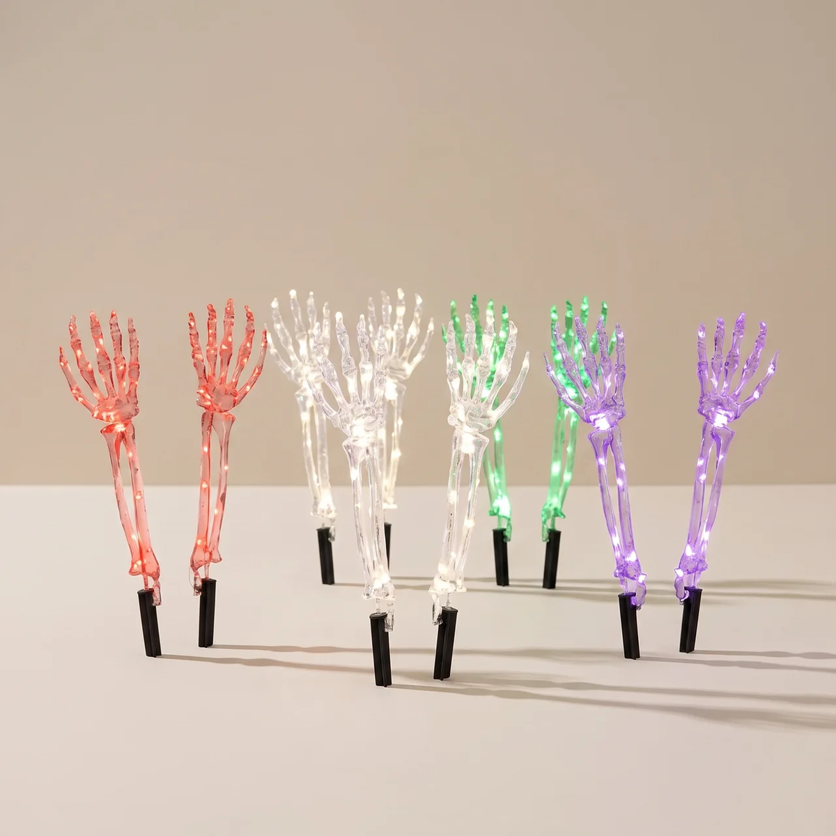 Solar Skeleton Hand Lights Outdoor Halloween Garden Decoration