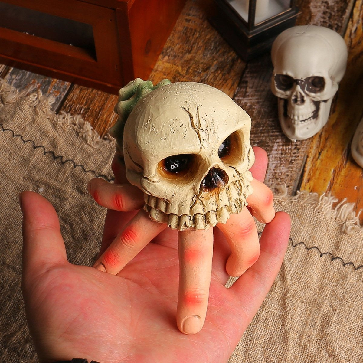 Halloween Skull Hand Decoration Garden Ornament