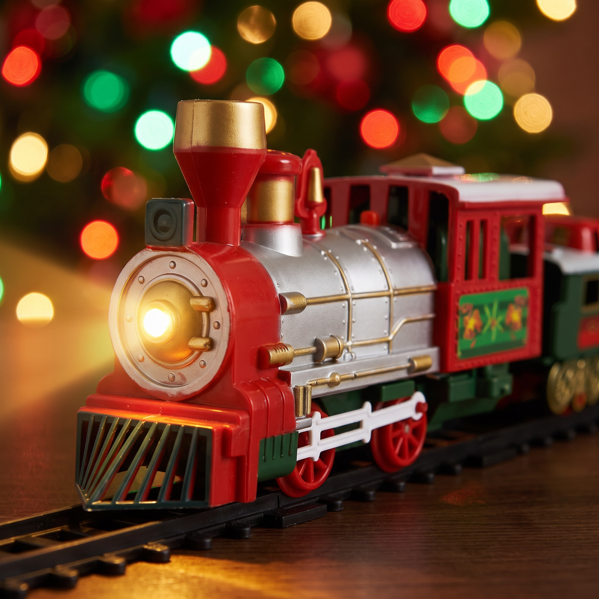 Christmas Train Set with Light and Sound