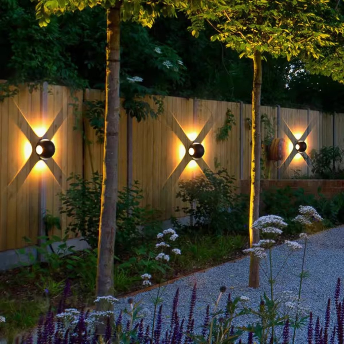 Beam Wall Light Matte Black [2/4] Beams | Indoor and Outdoor | Sculptural Up Down LED Effect Lamp for Wall and Facade
