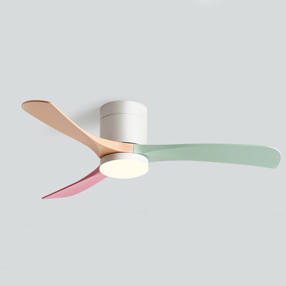 Ceiling Fan with Light [96/117/142] cm | 6 Speed DC Motor, Reverse Mode | Dimmable 3 Tone LED 2400 lm, Remote Control
