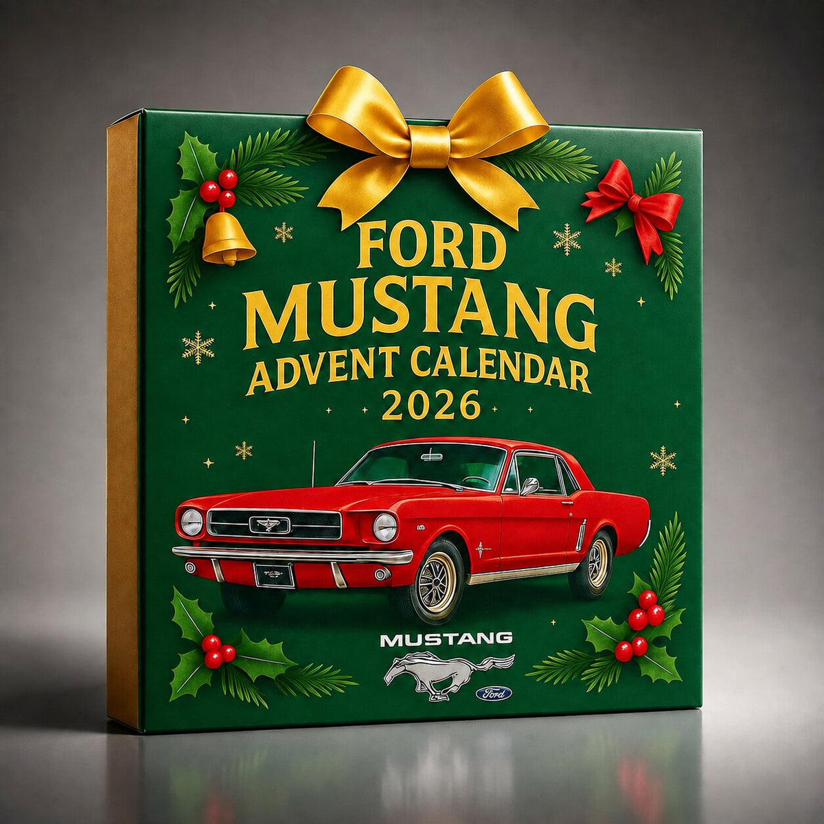 Mustang Advent Calendar 2026 - 24 Miniature Car Ornaments
