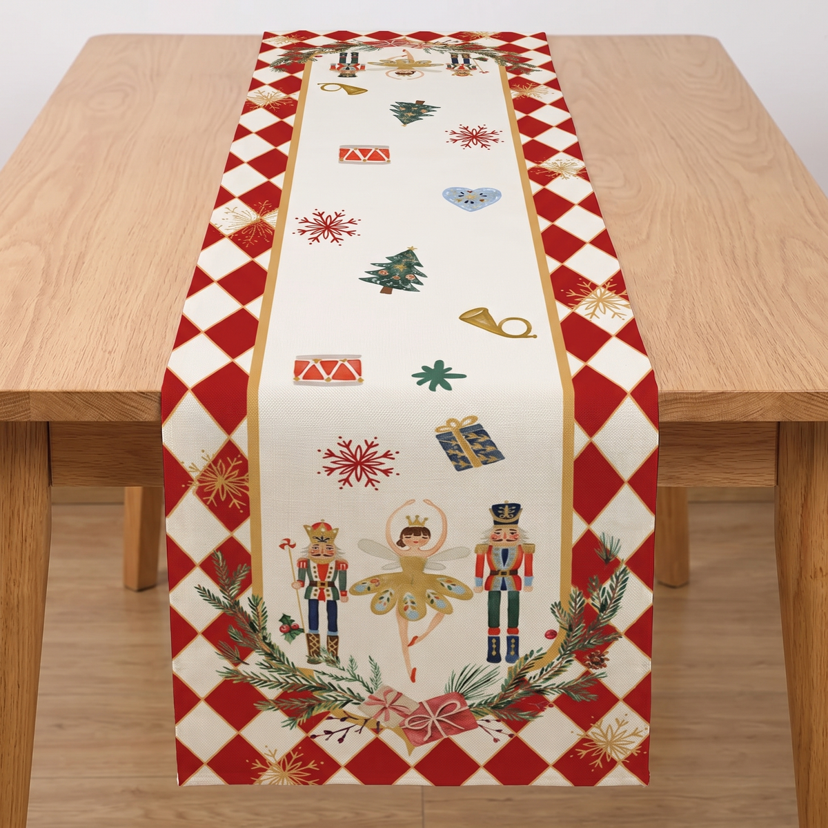Ballerina Christmas Table Runner
